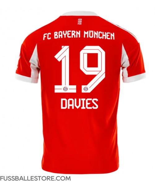 Günstige Bayern Munich Alphonso Davies #19 Heimtrikot 2025-26 Kurzarm Günstige Bayern Munich Alphonso Davies #19 Heimtrikot 2025-26 Kurzarm